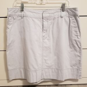 Merona Blue/White Pinstripe A-Line Skirt